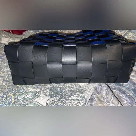 mansur gavriel black & blue tote bag - Picture 6 of 12